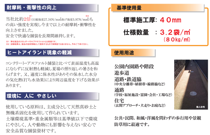 自然土舗装材 パワーマサファルト (25kg)  (10袋セット) マツモト産業 - 2