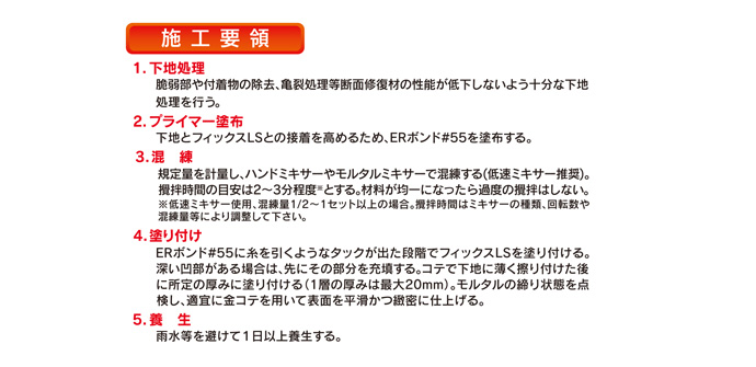 フィックスLS施工方法