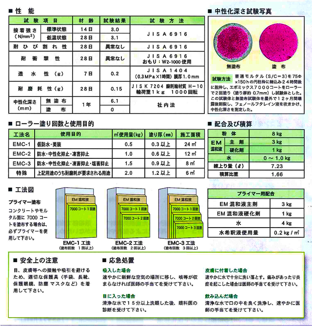 エレホン　エポミックス7000コート 12kgセット 粉体 8kg   主剤 3kg   硬化剤 1kg エレホン化成工業 - 1