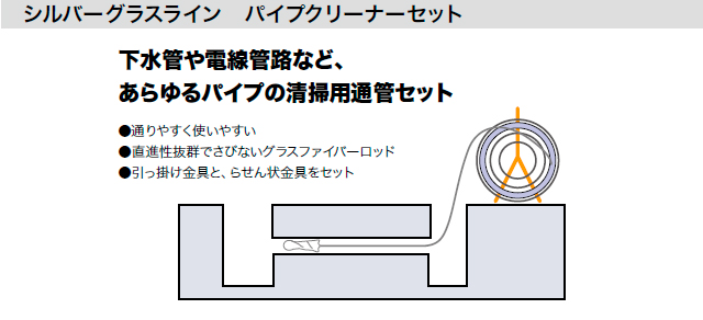 シルバーグラスライン　パイプクリーナーセット