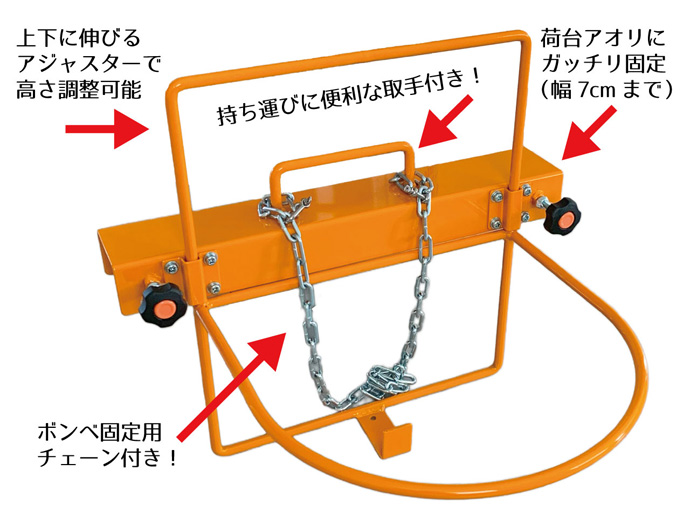 ガスボンベホルダー