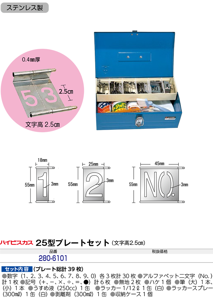 25型プレートセット