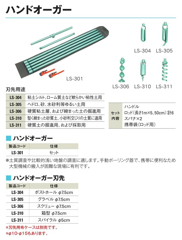 素晴らしい価格 工事資材通販 ガテン市場検土杖 ボーリングステッキ 3m 3本継 φ16mm KDZ-3