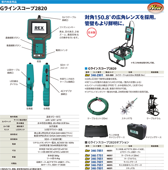管内検査用品