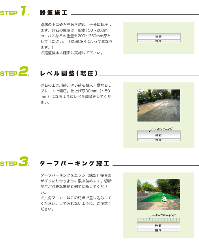 送料無料】天然芝生の駐車場を実現 駐車場緑化芝生保護材 ターフパーキング ＴＰ-2 ハーフ 1枚 【エコマーク認定品】 工事資材通販ショップ ガテン市場
